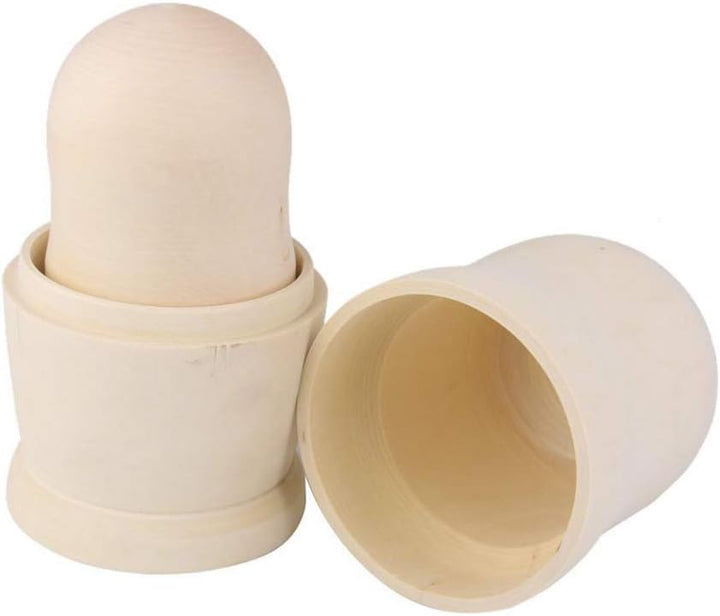 Gadpiparty 10 Stück Leere Nistpuppen Handgefertigte DIY-Rohlinge aus Holz Russland Nistpuppen Wunsch