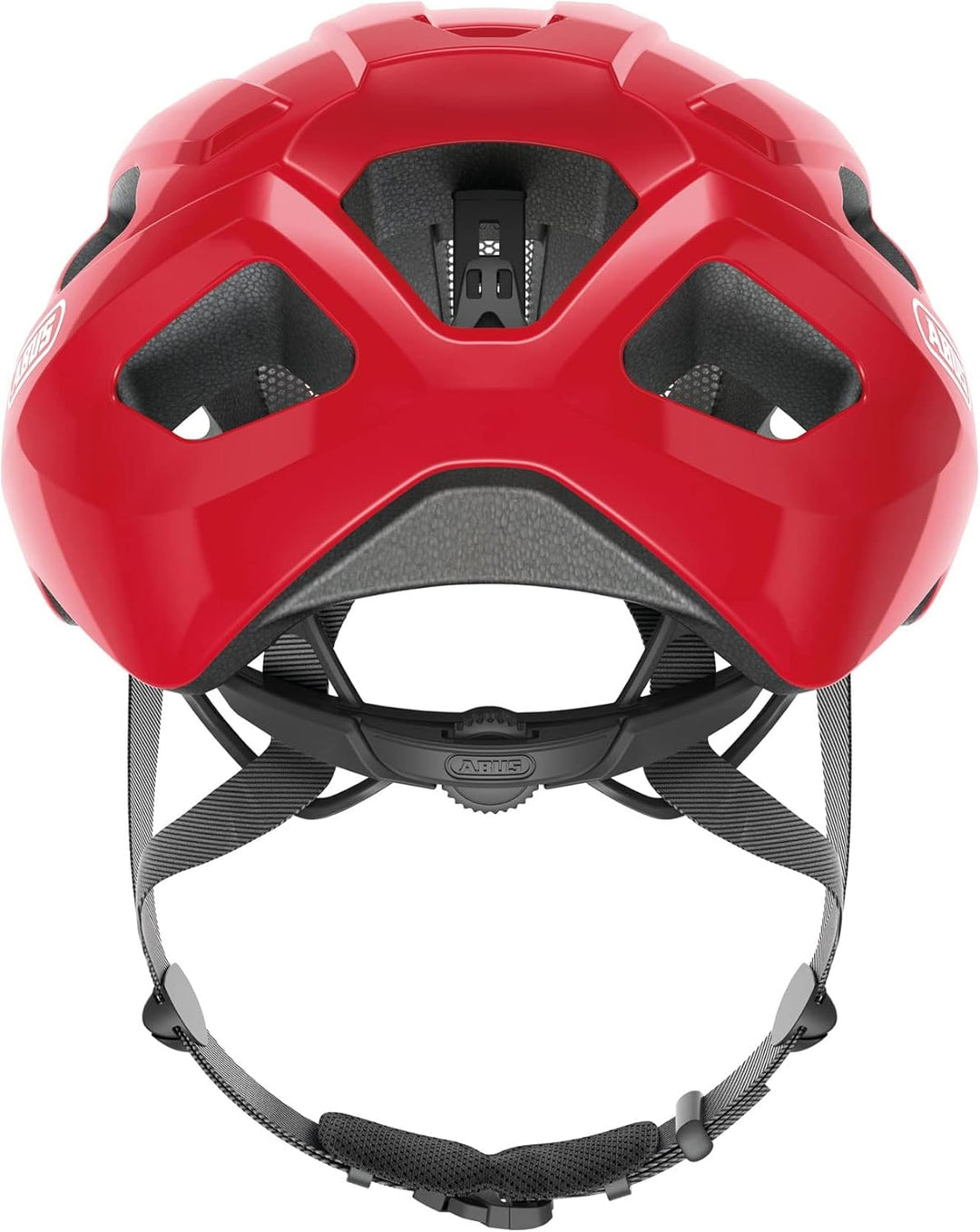 ABUS Rennradhelm Macator - sportiver Fahrradhelm für Einsteiger - auch für Zopfträger/-innen - für D