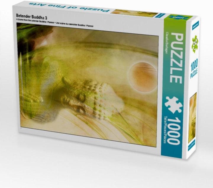 CALVENDO Puzzle Betender Buddha 3 1000 Teile Lege-Grösse 48 x 64 cm Foto-Puzzle Bild von Digital-Art