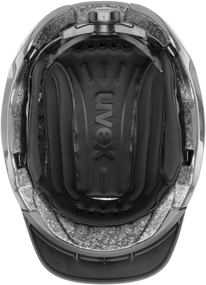 Uvex Unisex – Adult's Elexxion Tocsen Riding Helmet 54-55 cm Schwarz, 54-55 cm Schwarz