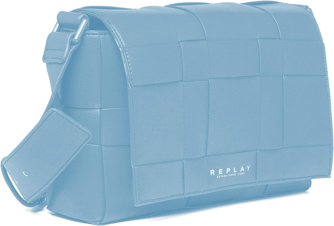 REPLAY Damen FW3106 Henkeltasche, 474 Cobalt Grey, UNIC