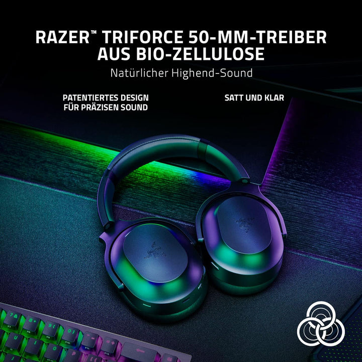 Razer Barracuda Pro - Kabelloses Gaming-Headset mit Hybrid ANC (Hybrid ANC, THX Achromatic Audio Amp