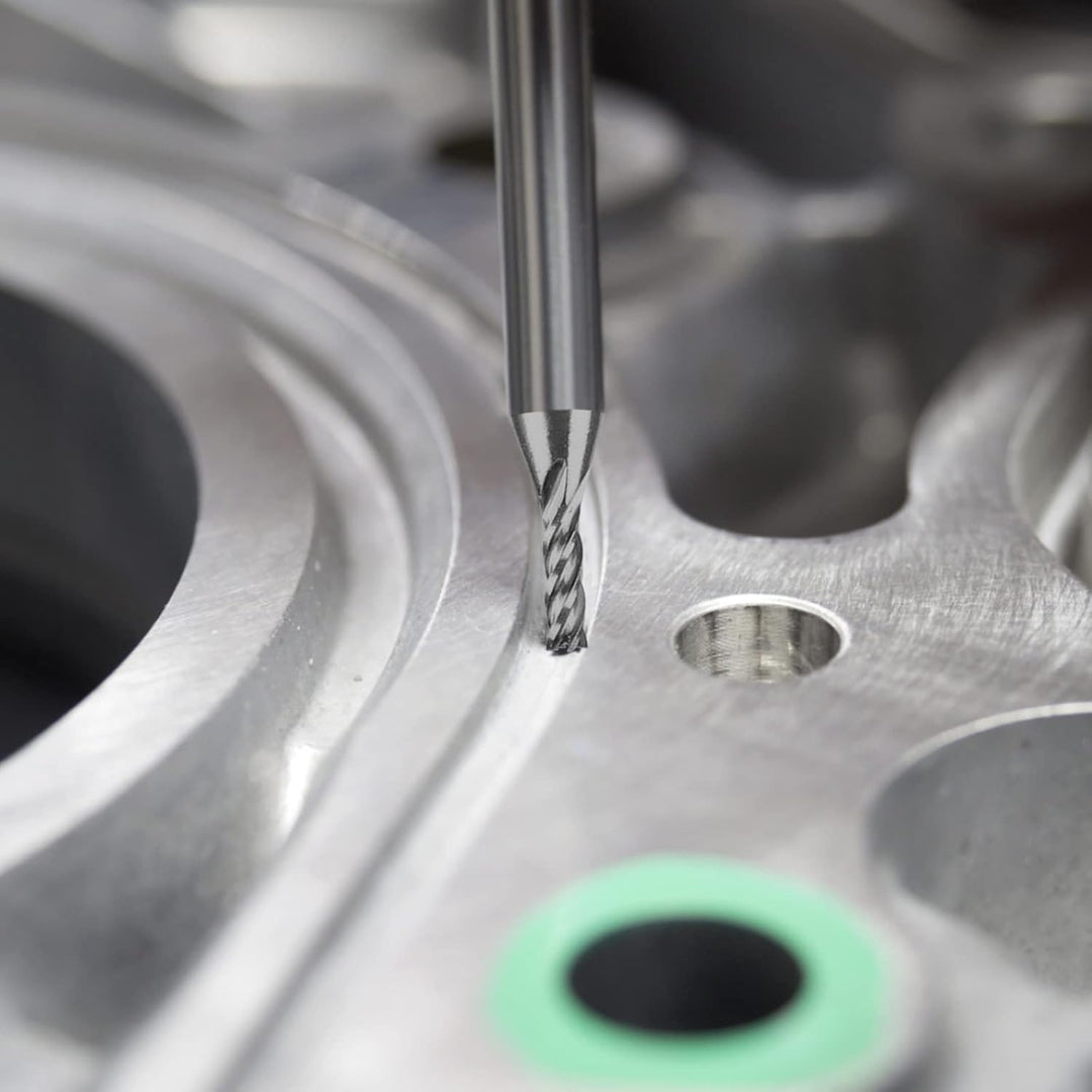 EFUTURETIME 10 Stück 4 Flöten HSS Schaftfräser φ2-12mm, CNC Fräser Set, Zylinderschaft Schaftfräser