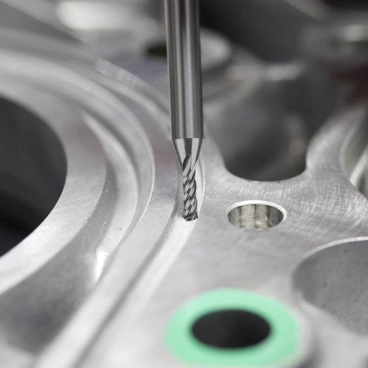 EFUTURETIME 10 Stück 4 Flöten HSS Schaftfräser φ2-12mm, CNC Fräser Set, Zylinderschaft Schaftfräser