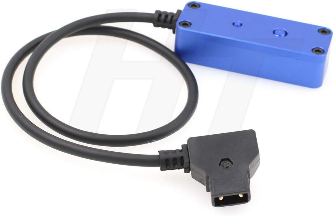 HangTon D-tap 1 auf 3 Triple Power Splitter Kabelbox, D-Tap-Stecker auf Buchse, 3 Port-Verteiler für