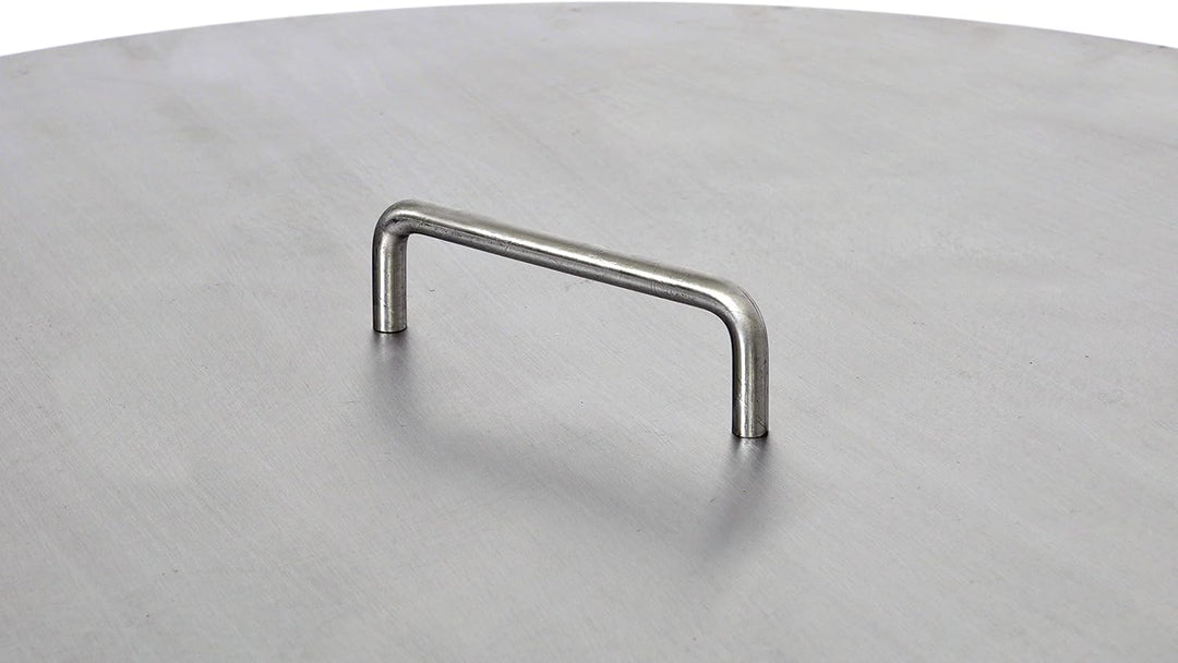 80 cm Deckel für Feuerschalen Feuertonnen Schwenkgrills aus 2,0 mm Stahl mit Griff -