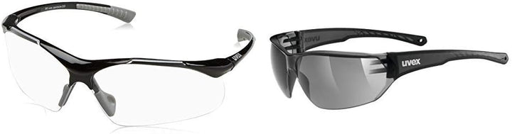 uvex Unisex – Erwachsene, sportstyle 223 Sportbrille Schwarz-Grau (black grey) Einheitsgrösse Sportb