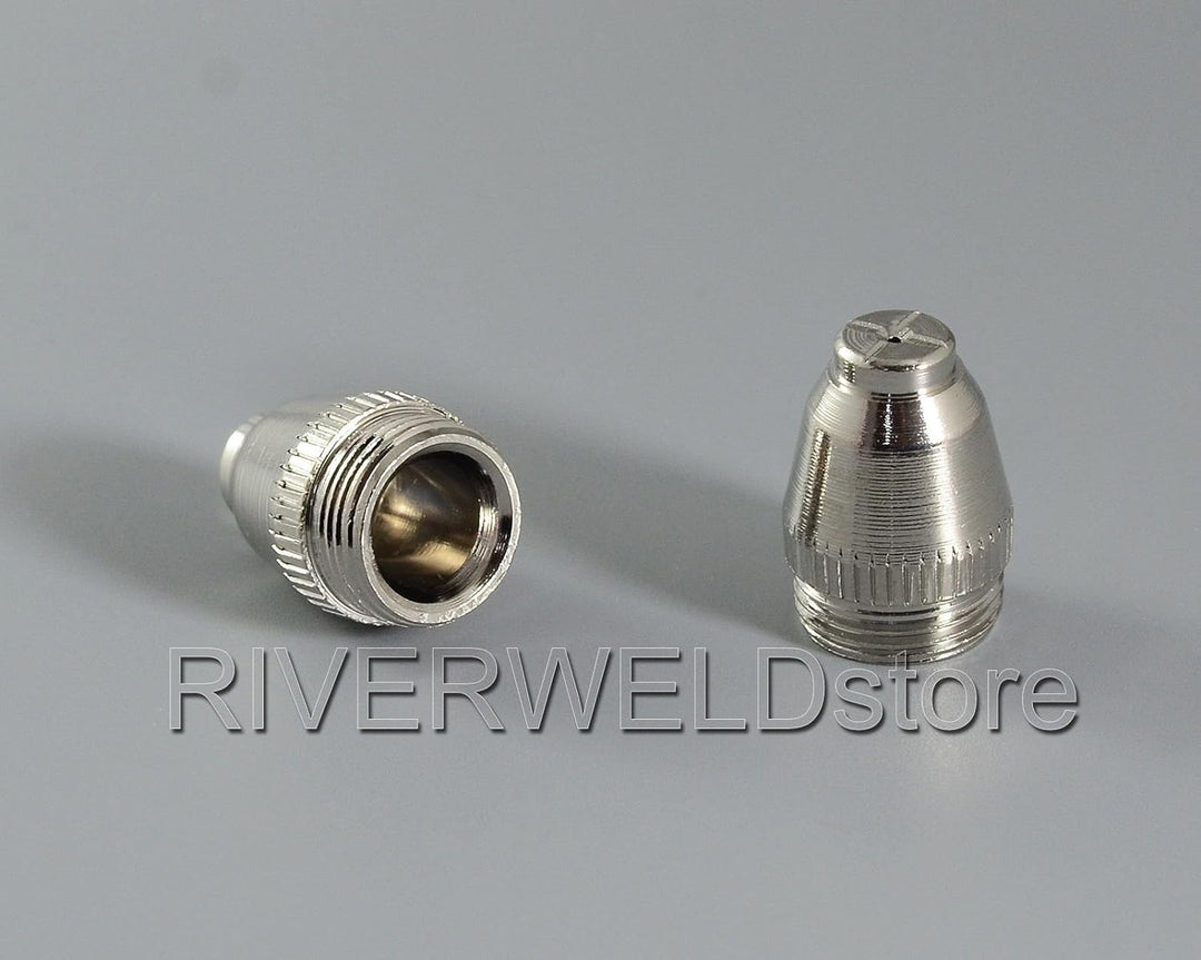 RIVERWELD 80 Stück Plasmaschneider Schneiddüse Ø0,9mm 40Amp Elektrode Keramikdüse AG60 SG55 Plasma-S