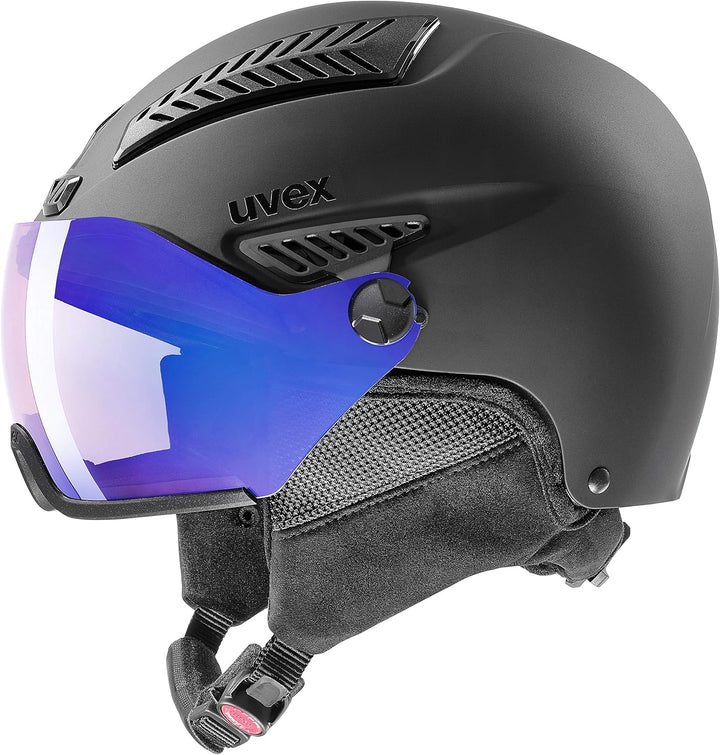 uvex hlmt 600 vario - Skihelm für Damen und Herren - mit Visier - individuelle Grössenanpassung 57-5