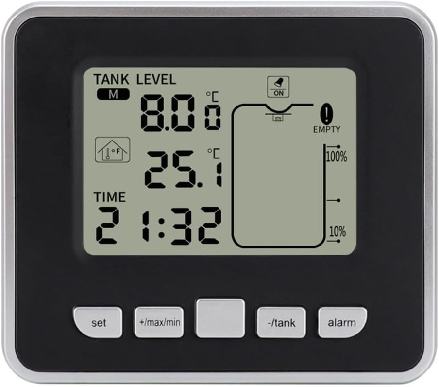 Wassertank-Füllstandsmesser, Wasserstandssensor, multifunktionaler elektronischer Wassertank-Füllsta