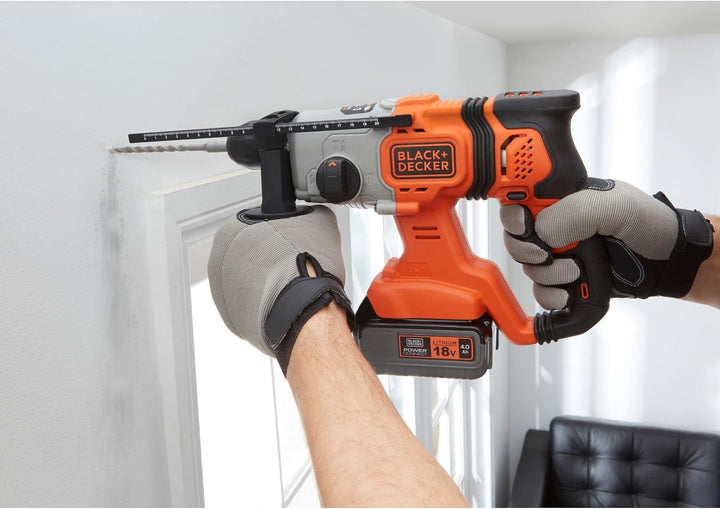 Black+Decker Li-Ion Akku (18V 4,0Ah, für alle 18V / F5 Gartengeräte und Elektrowerkzeuge, anwenderfr