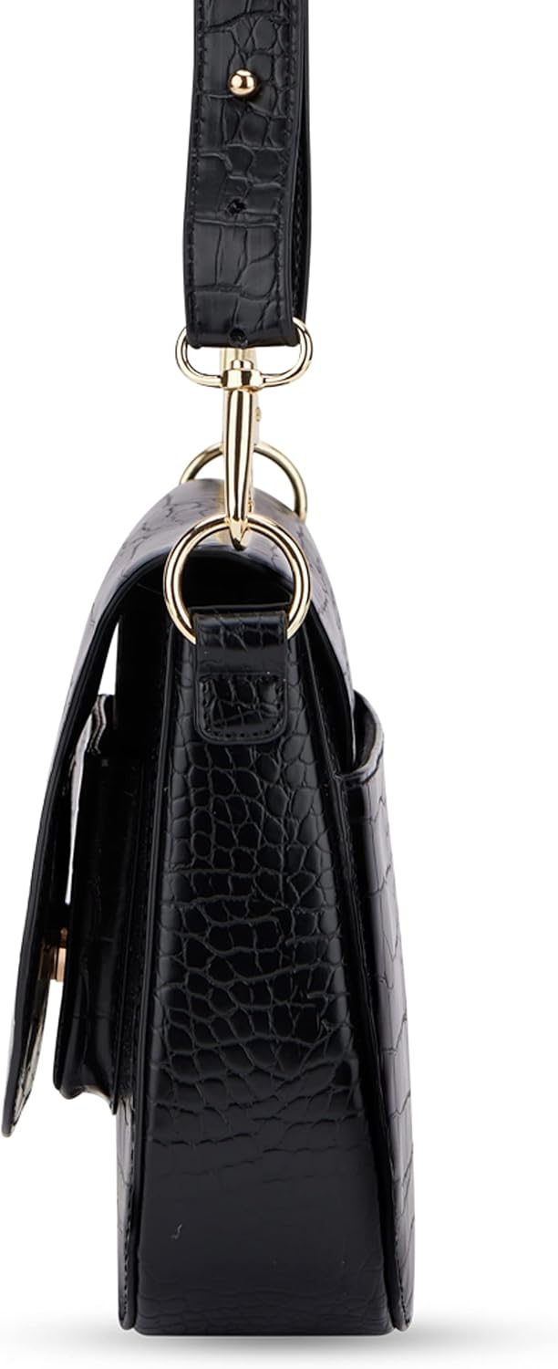 Expatrié Umhängetasche Damen Klein - Louise Medium - Moderne Crossbody Bag aus Veganem Leder - Tasch