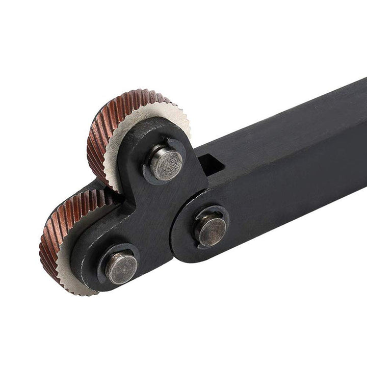 Opaltool Rändelrad-Set, Stahl, Doppelrad, schräge Zähne, Lineares Rändelrad, diagonal, 0,5mm, 1 mm,