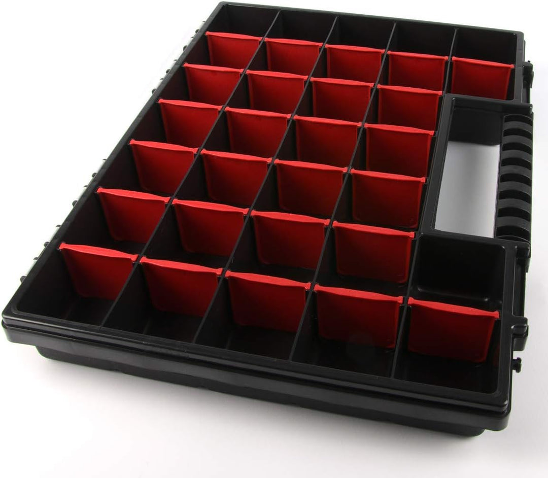 10er Set Sortierbox NORS16 Werkzeug-Organizer Sortimentskasten Kleinteilemagazin Ergonomischer Griff