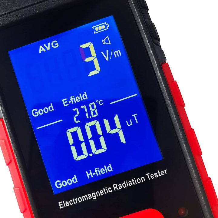 AMTAST Tester für elektromagnetische Strahlung EMF Messgerät Zähler Digitaler Detektor für elektroma