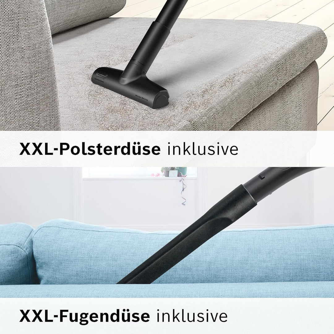 Bosch Staubsauger beutellos Serie 6 BGC41XALL, Bodenstaubsauger, ideal für Allergiker, Hygiene-Filte