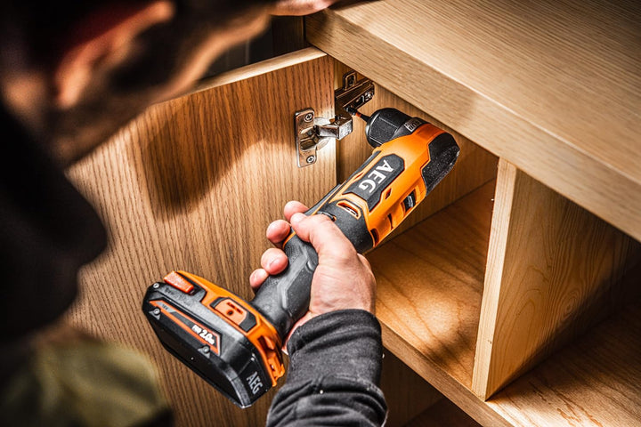 AEG 18 V Pro18V Brushless Winkelbohrschrauber Sub-Compact, BS18SRABL-0, Drehmoment 42 Nm, ohne Akku