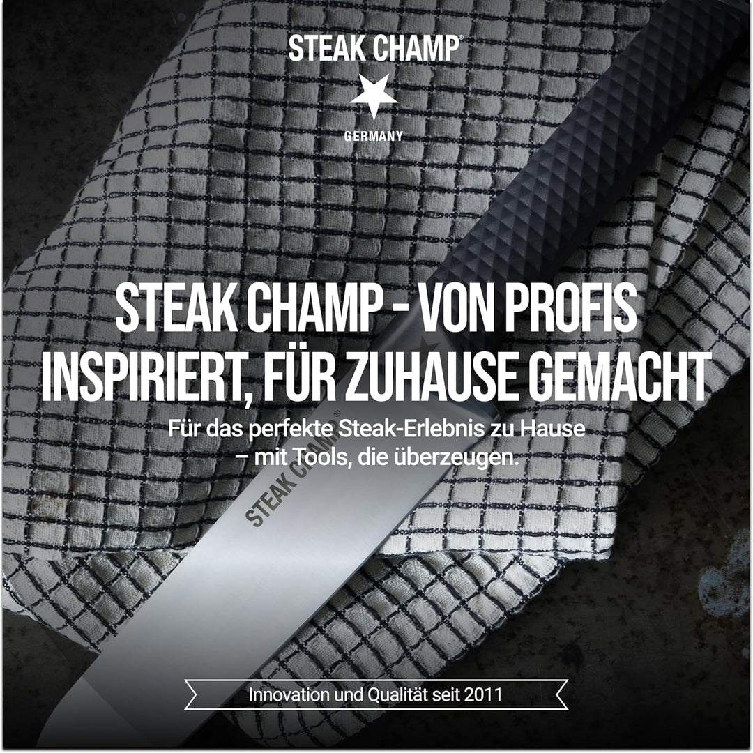 Steak Champ Kochmesser Kitchen Pro, 19 cm: Scharfes Allzweckmesser, aus hochwertigem Klingenstahl, h