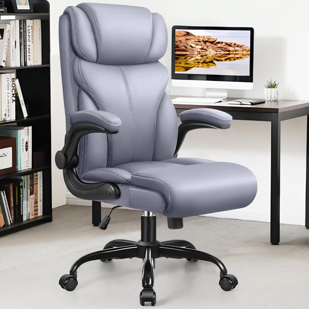 FelixKing Chefsessel, Ergonomischer Bürostuhl, Grosser und hoher Computerstuhl, Home Office Stuhl mi
