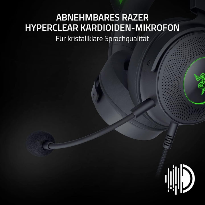 Razer Kraken Kitty Edition V2 Pro - Kabelgebundenes RGB-Headset mit austauschbaren Ohrhörern (Reakti