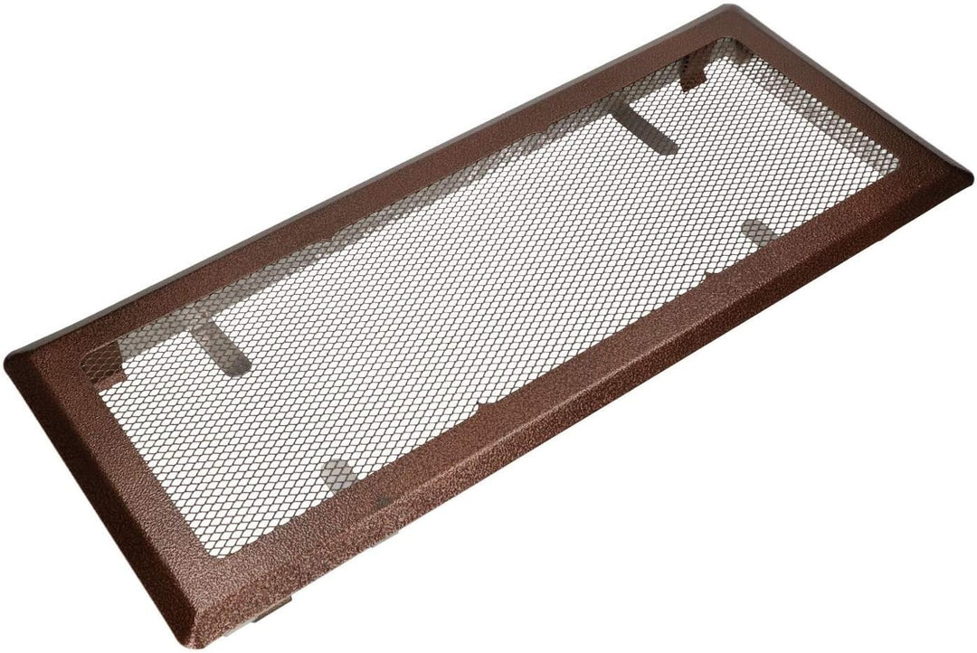 KOTARBAU Luftgitter 16 x 45 cm Kupfer - Antik Kamingitter Ofengitter Lüftungsgitter Warmluftgitter K