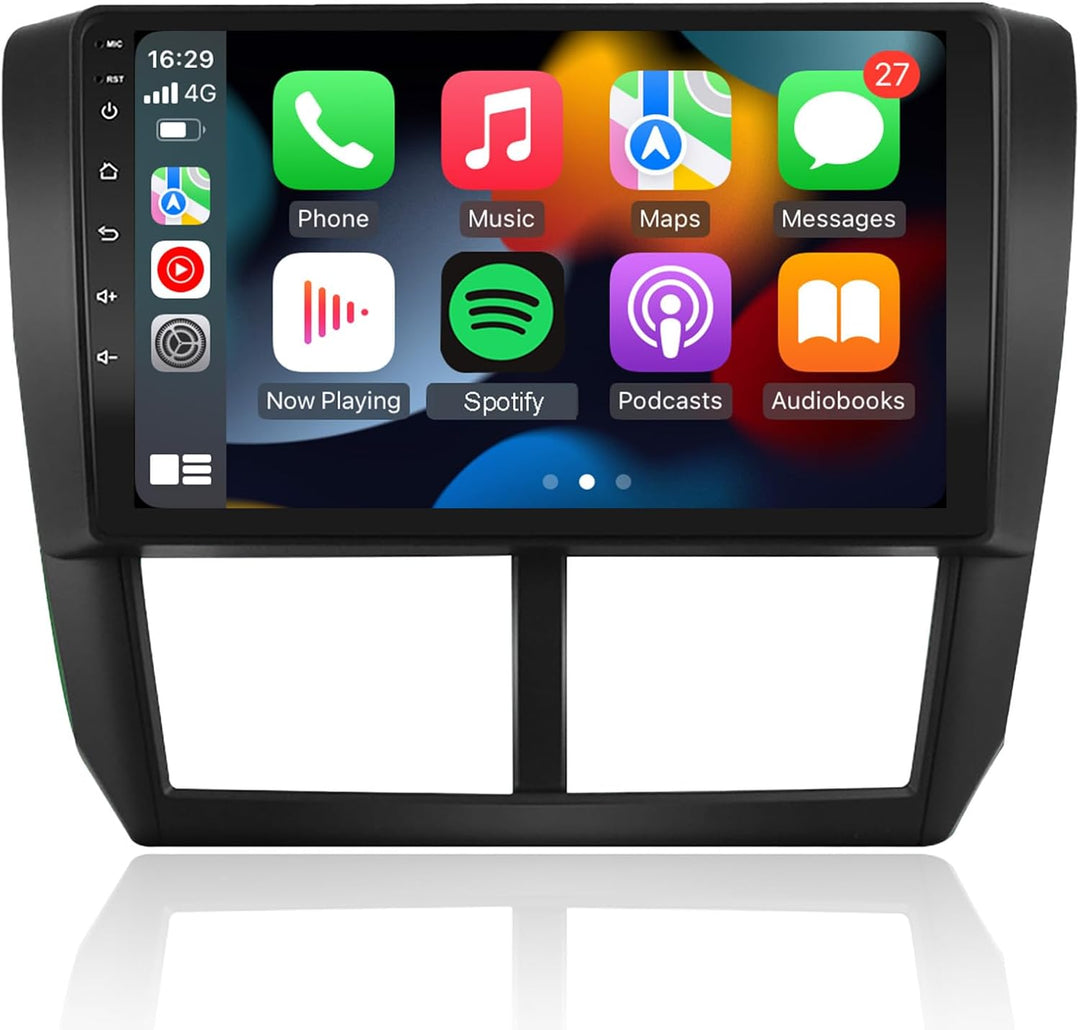 EZoneTronics Android 11 Auto Radio Stereo für Subaru Forester 2008-2012 9 Zoll Carplay Touchscreen G