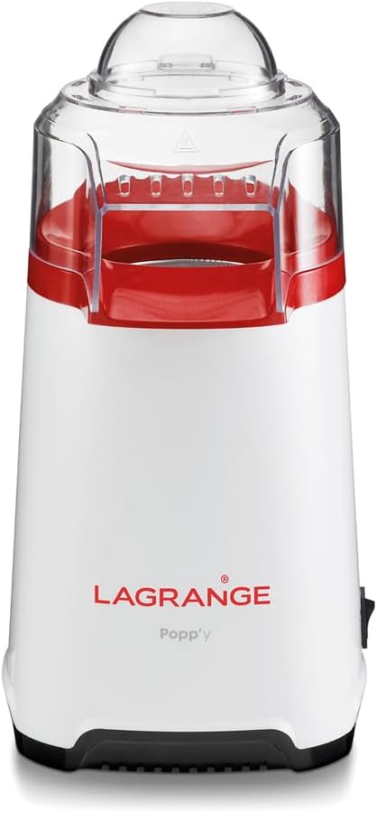 LAGRANGE 259003 popp' Y Popcorn-Gerät weiss/rot 1200 W