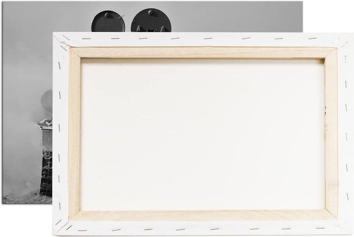 deyoli Panzer im Einsatz Effekt: Schwarz&Weiss Format: 80x60 als Leinwandbild, Motiv fertig gerahmt