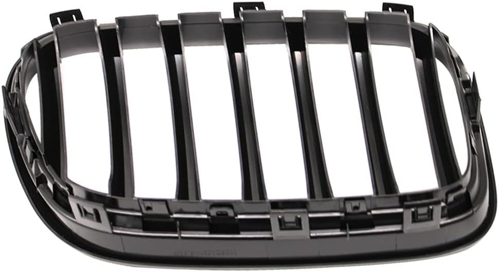 HZTWFC ABS glänzend schwarz Single Slat Sport Nierengitter Zubehör Styling Ersatz Racing Frontstosss