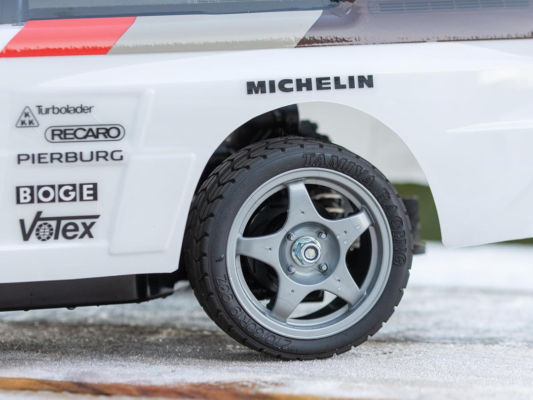 TAMIYA TAM58667 58667 Audi 300058667-1:10 RC Quattro Rally A2 (TT-02), ferngesteuertes Auto/Fahrzeug