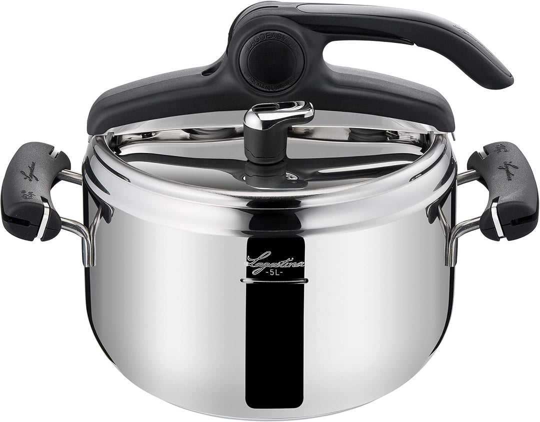 Lagostina Preziosa Lagoeasy'Up Schnellkochtopf, Stahl Lagoeasy'UP 5L