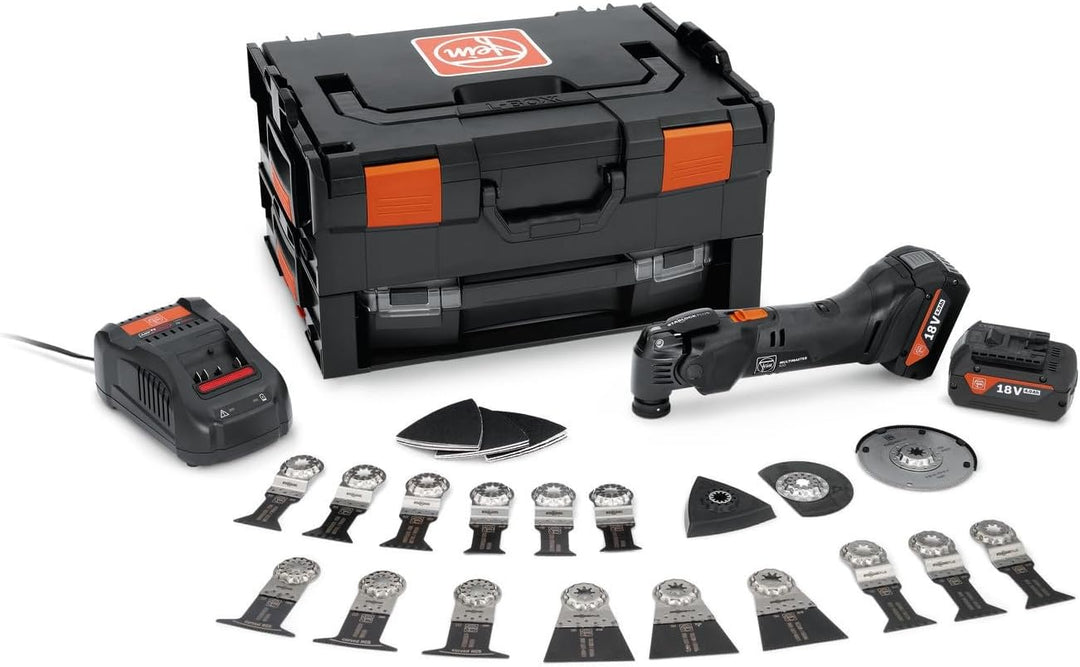 Fein Akku MULTIMASTER AMM 500 Plus BLACK EDITION (4 Ah, 18 V, StarlockPlus, mit Arbeitsstrahler, in