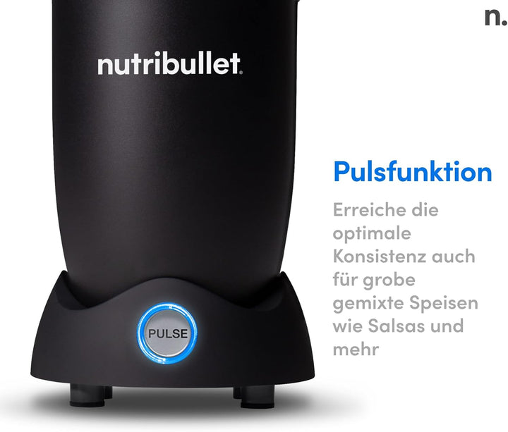 nutribullet Pro Pulse, Elektrischer, Smoothie Maker, Multifunktionaler Mixer und Blender, 1200 Watt