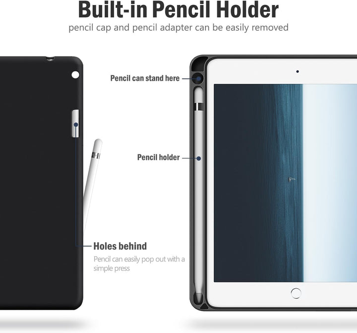 Antbox Hülle für iPad Mini 5 2019 7.9 Zoll/iPad Mini 4 mit Apple Pencil Halter Auto Schlaf/Wach Funk