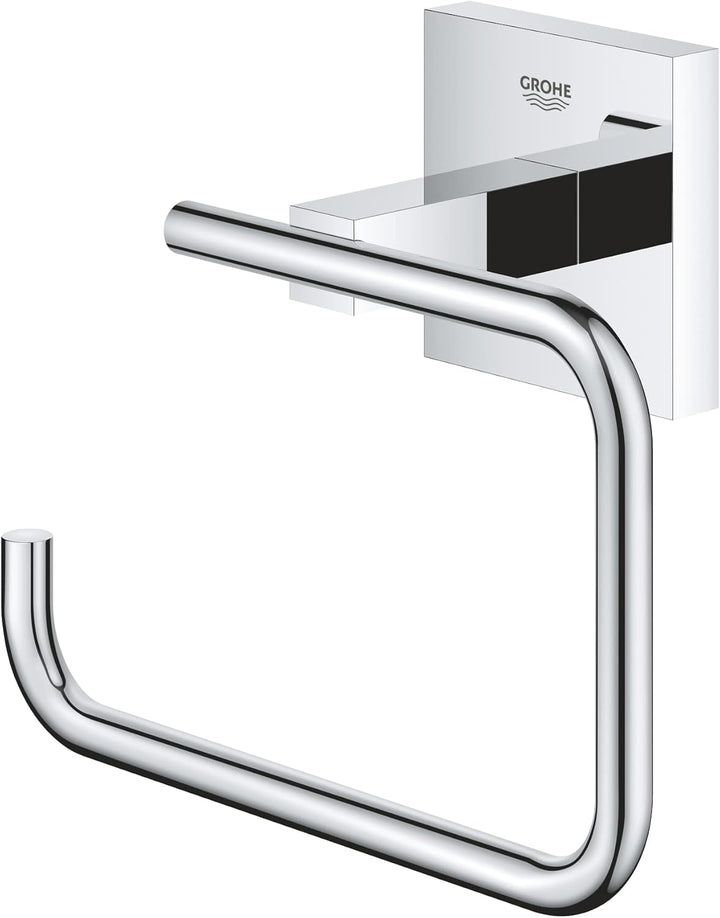 GROHE Start Cube - Papierhalter (ohne Deckel, verdeckte Befestigung, Material:Metall), Chrom, 409780