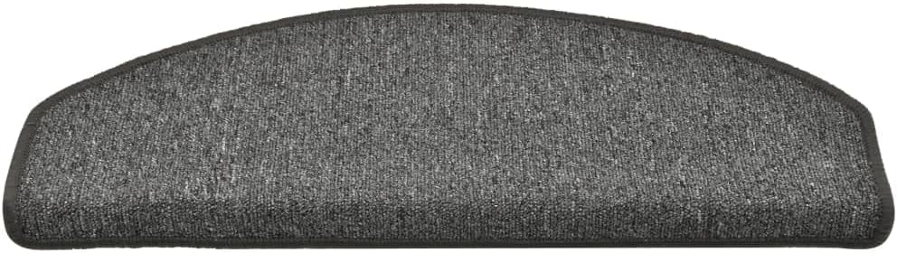 homiuse Treppenmatten 15 STK. Dunkelgrau 65x24x4 cm Treppenstufen Matten Modern Stufenteppich Treppe