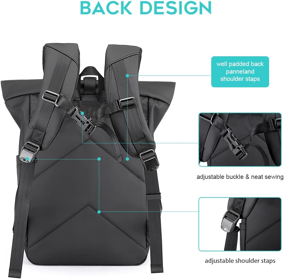 BANGE Grosse Kapazität Casual Rucksack Laptop Rucksack Quadratische Reiten Wasserdichte Männer Rucks