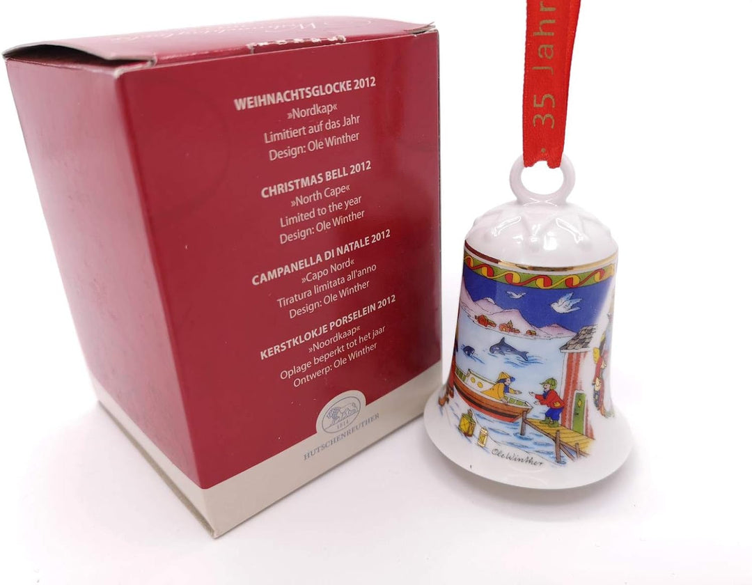 Hutschenreuther Porzellanglocke Weihnachtsglocke 2012 OVP