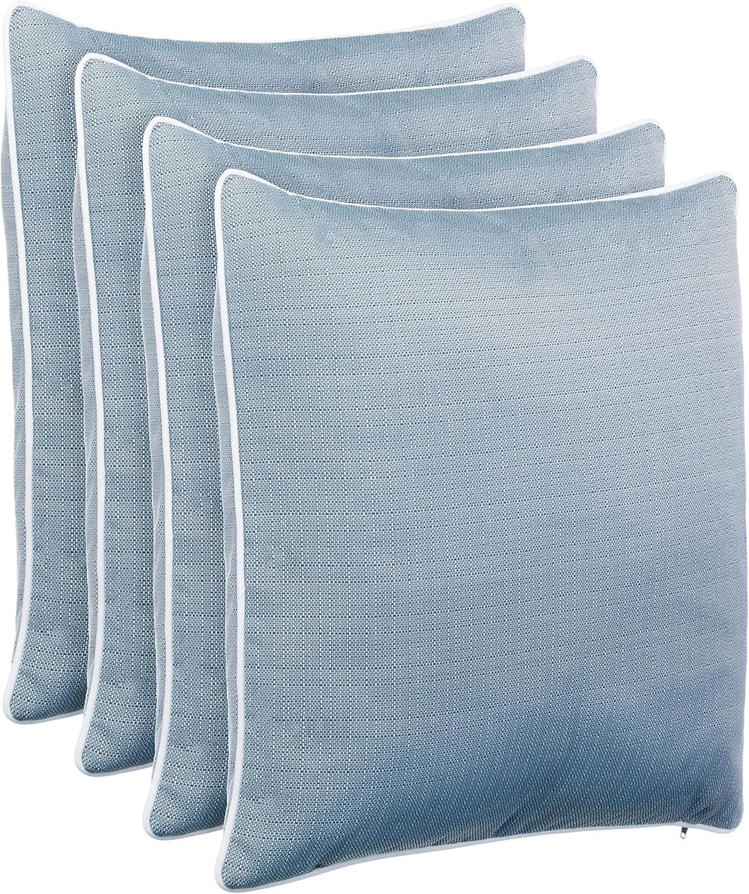 Brandsseller Outdoor Garten Kissen Dekokissen Leinenoptik strukturiert Schmutz- und Wasserabweisend