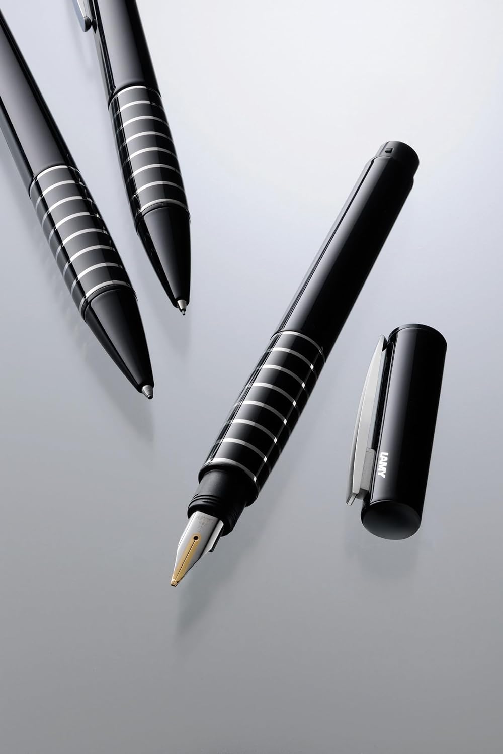 LAMY 098 accent brillant LD Fülhalter Feder M (mittel) Schwarz/diamantiert Feder M, Schwarz/diamanti