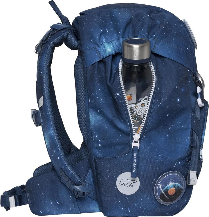 BECKMANN, Schulrucksack-Set Classic, 6-teilig, Grundschule, ergonomisch, inkl. Regenüberzug, 22L Spa