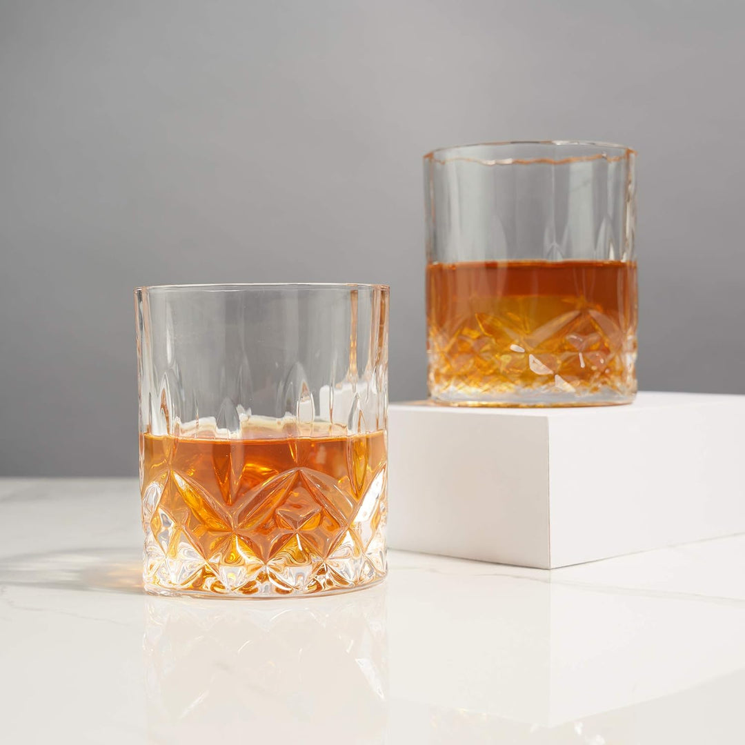 Viski 5832 Admiral Kristallgläser, 4 Stück Home & Kitchen, Crystal, 9 Ounces, Klar Admiral Whisky-Kr