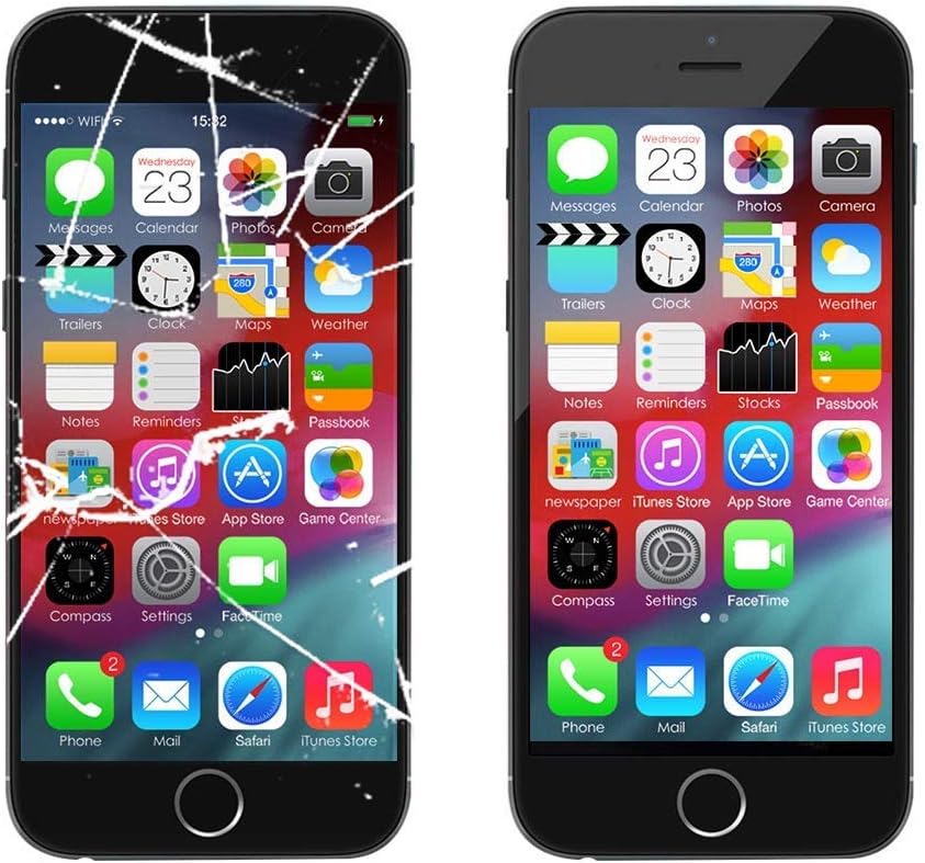 Xlhama Ersatzbildschirm Touchscreen LCD Display Kompatibel für iPhone 8 Weiss mit Reparaturwerkzeug,