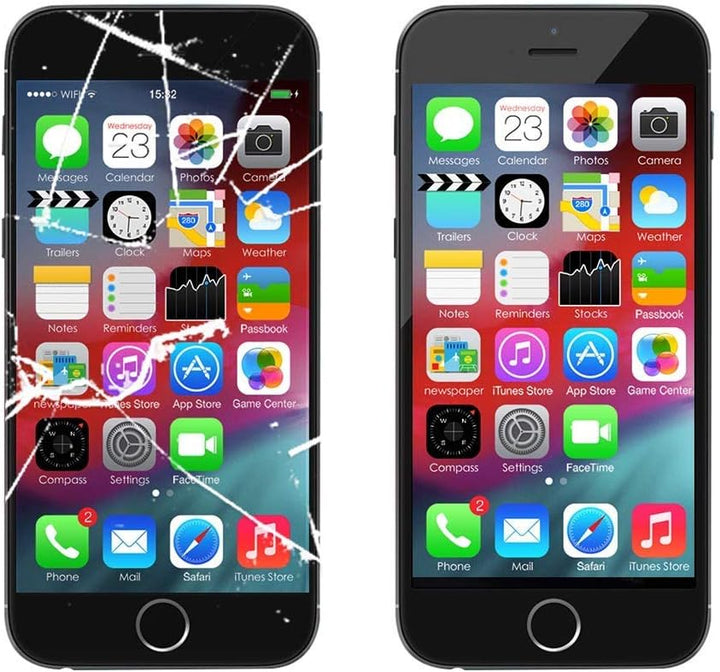 Xlhama Ersatzbildschirm Touchscreen LCD Display Kompatibel für iPhone 8 Weiss mit Reparaturwerkzeug,
