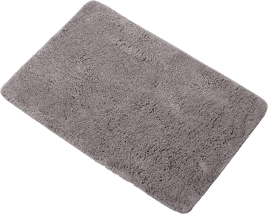 Brandsseller Badematte 70x120 cm Badvorleger Badteppich Badezimmerteppich Duschvorleger Grau