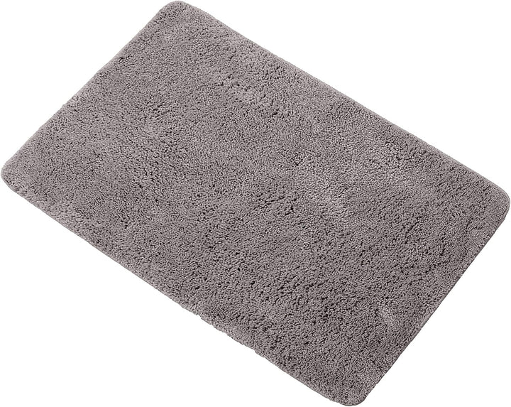 Brandsseller Badematte 70x120 cm Badvorleger Badteppich Badezimmerteppich Duschvorleger Grau