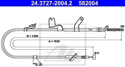 ATE 24.3727-2004.2 Seilzug, Feststellbremse