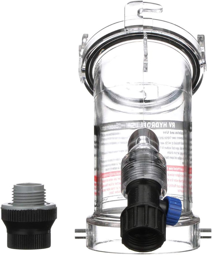 Valterra 45 Grad Hydroflush Aufsatz mit abnehmbarem Anti-iphon-Ventil für Wohnmobil, Wohnmobil, Anhä