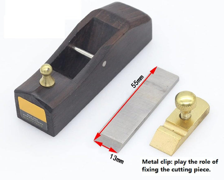 MASUNN DIY Mini Hand Flugzeuge Zimmerei Tischler Ebony Tischlerei Holzwerkzeuge -A, A