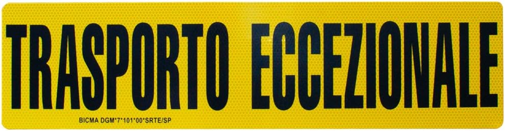 Cora 001890100 Panneau de Transport Exceptionnel, 600 x 150 mm, 1 Stück